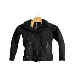 The North Face Women's Hyvent Recco Cryptic Ski Jacket Coat Black Size Small‎
